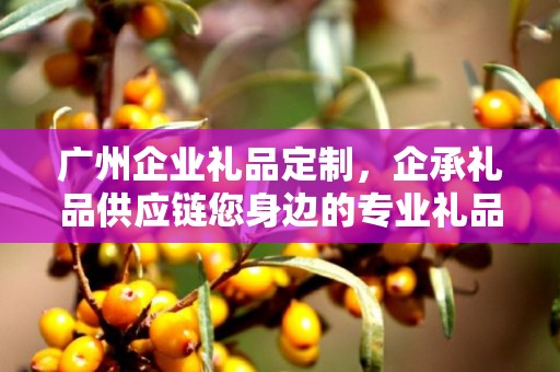 广州企业礼品定制，企承礼品供应链您身边的专业礼品定制公司