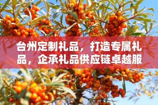 台州定制礼品，打造专属礼品，企承礼品供应链卓越服务